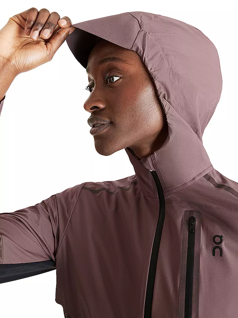 ON | Damen Laufjacke Weather | Lilla