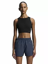 ON | Canotta da running crop Core 2in1 da donna | Nero
