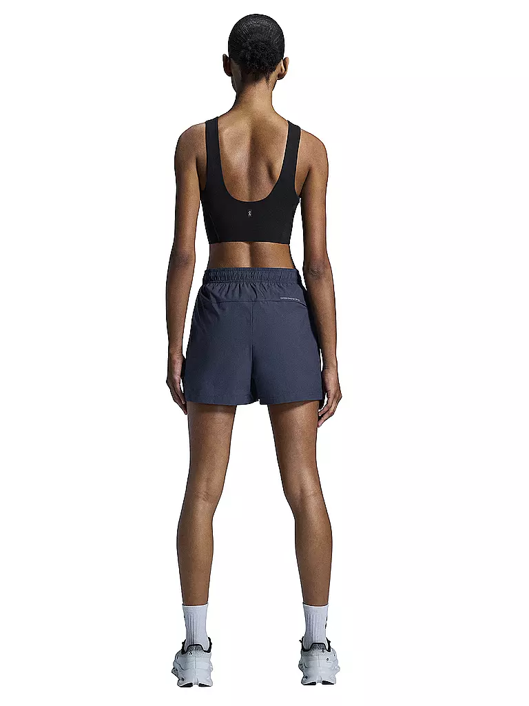 ON | Damen Laufshirt Core 2in1 Crop | Nero