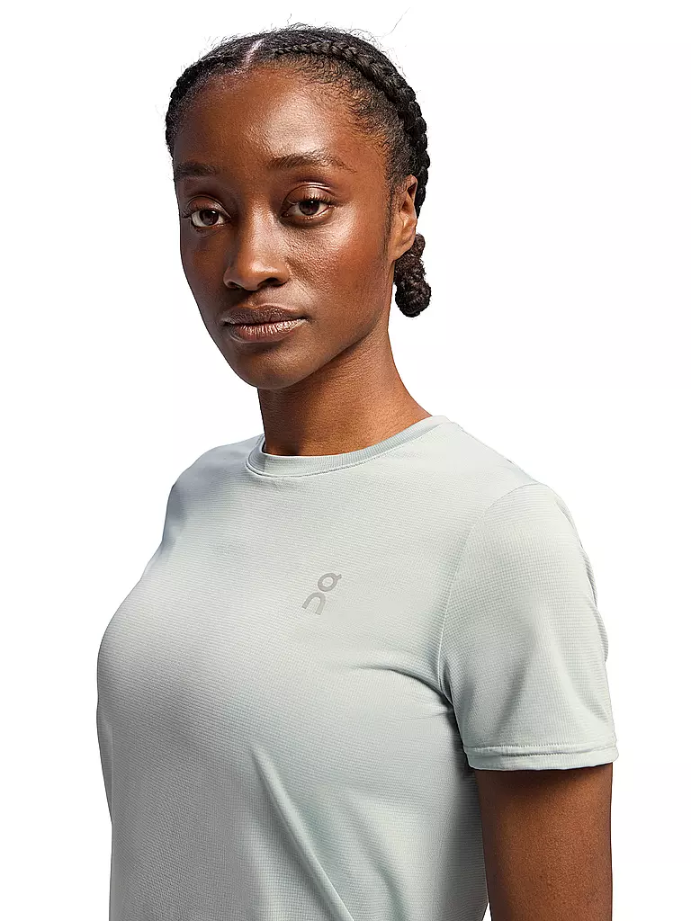 ON | Damen Laufshirt Core-T | Blu chiaro