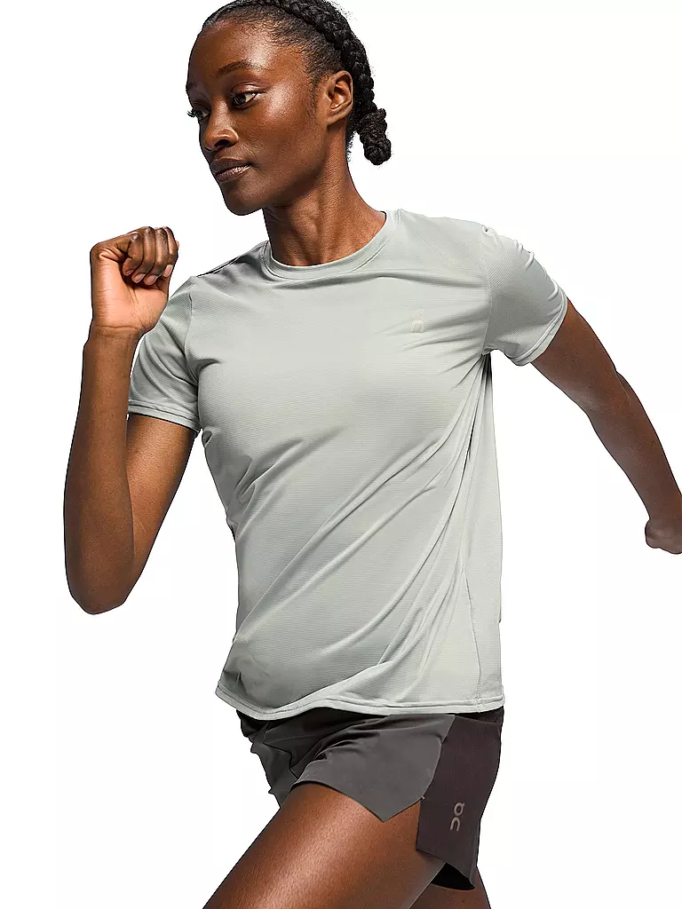 ON | Damen Laufshirt Core-T | Blu chiaro