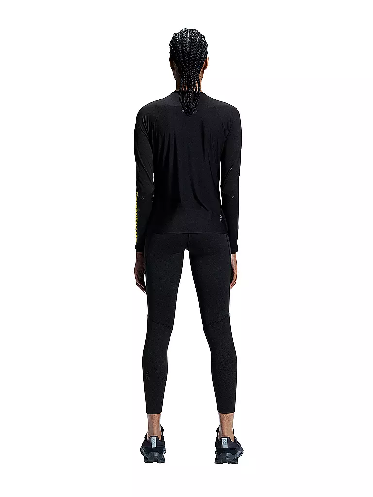 ON | Damen Laufshirt Performance Long-T Lumos  | Nero