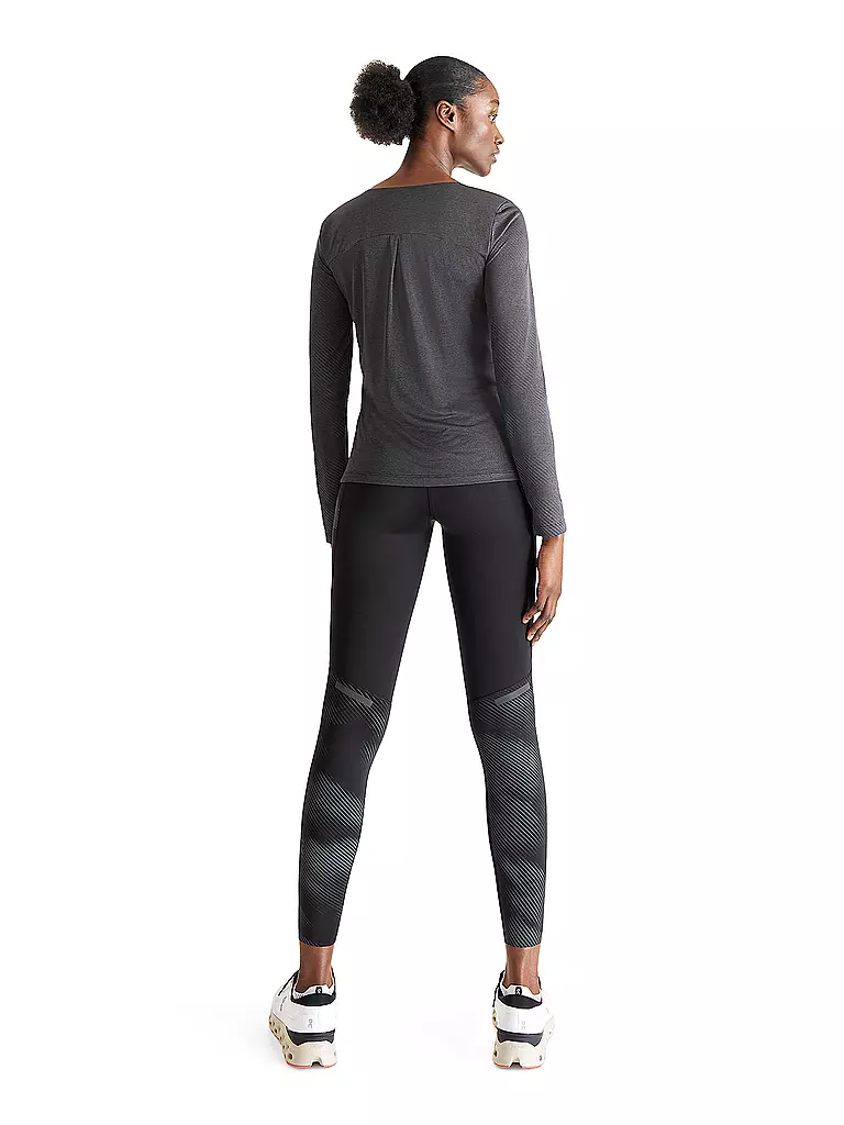 ON | Damen Laufshirt Performance Long-T Lumos | Nero