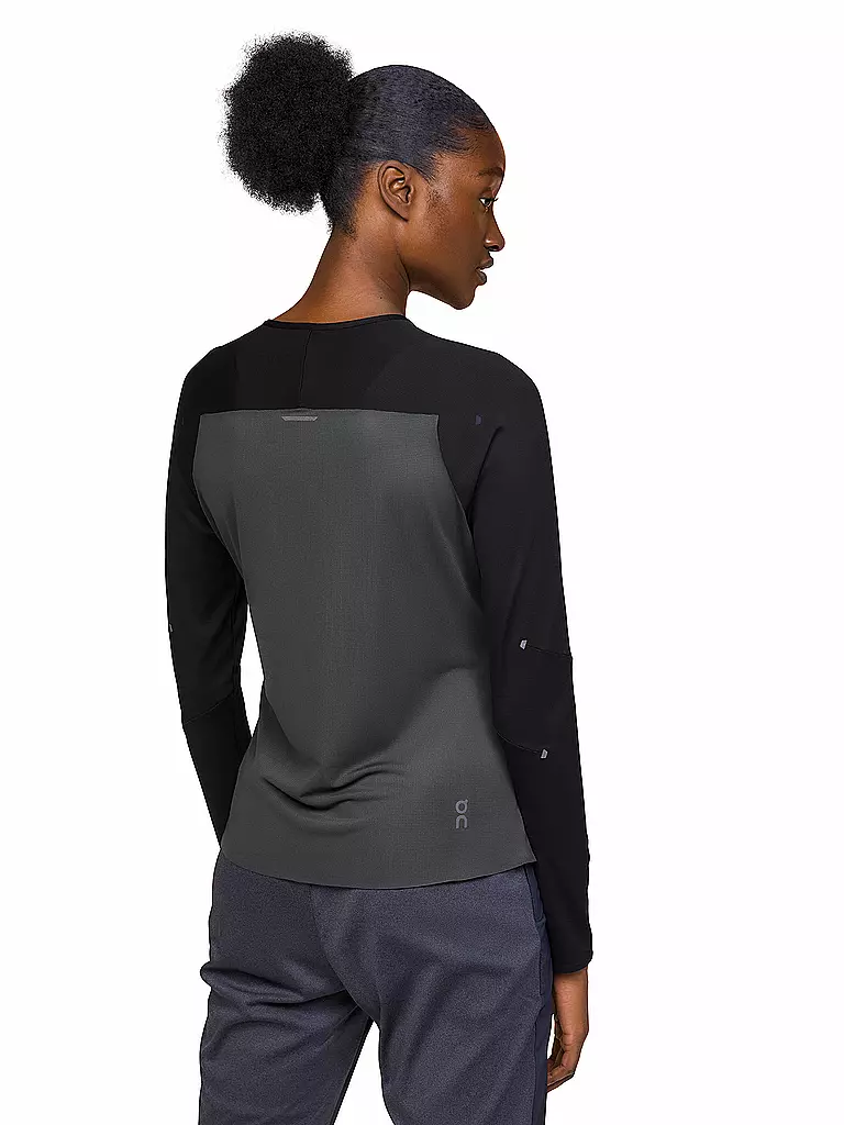 ON | Damen Laufshirt Performance Long-T | Nero