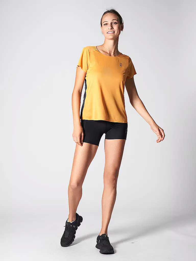 ON | Damen Laufshirt Performance-T | Arancione