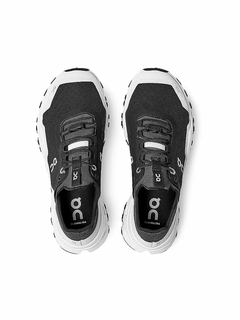 ON | Damen Traillaufschuhe Cloudultra BLACK / WHITE | Nero