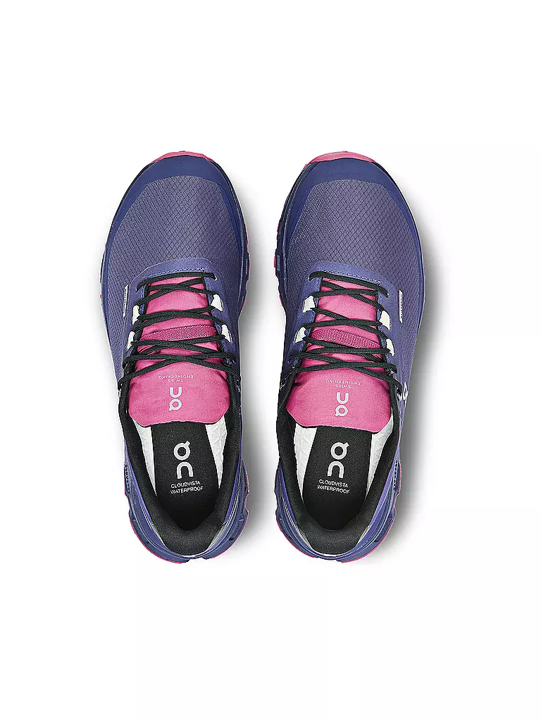 ON | Damen Traillaufschuhe Cloudvista Waterproof FLINT ACAI | Lilla