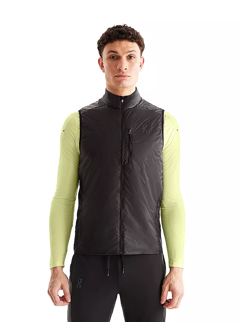 ON | Gilet da running da uomo Weather Vest | Nero