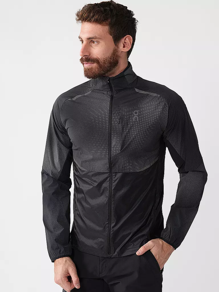 ON | Herre Laufjacke Weather Lumos | Nero