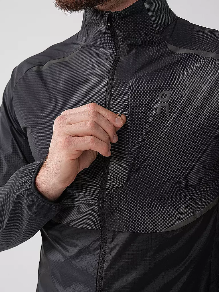 ON | Herre Laufjacke Weather Lumos | Nero