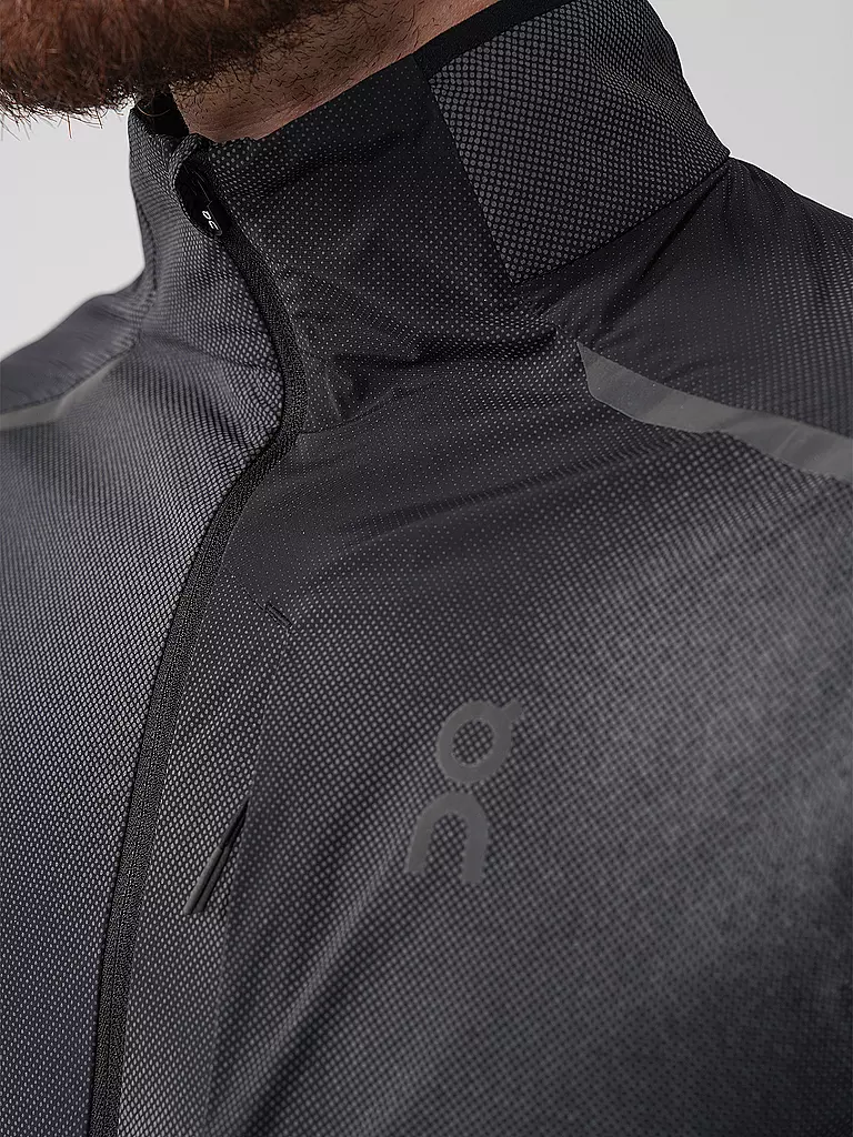 ON | Herre Laufjacke Weather Lumos | Nero