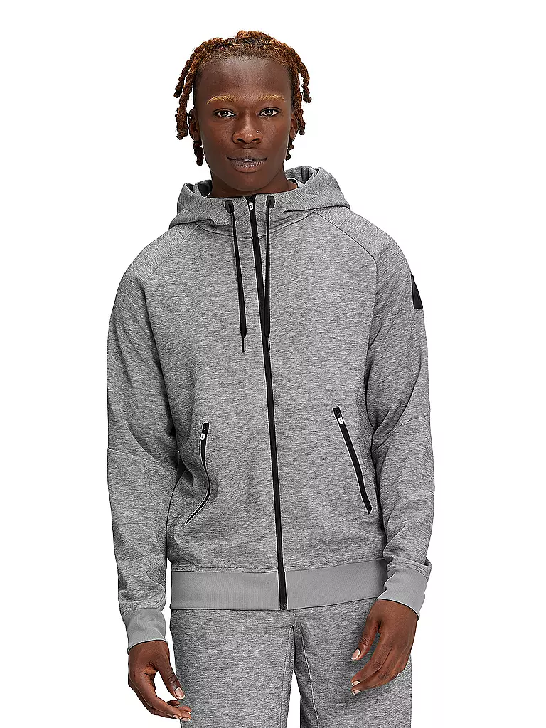 ON | Herren Kapuzenjacke Zipped Hoodie | Grigio