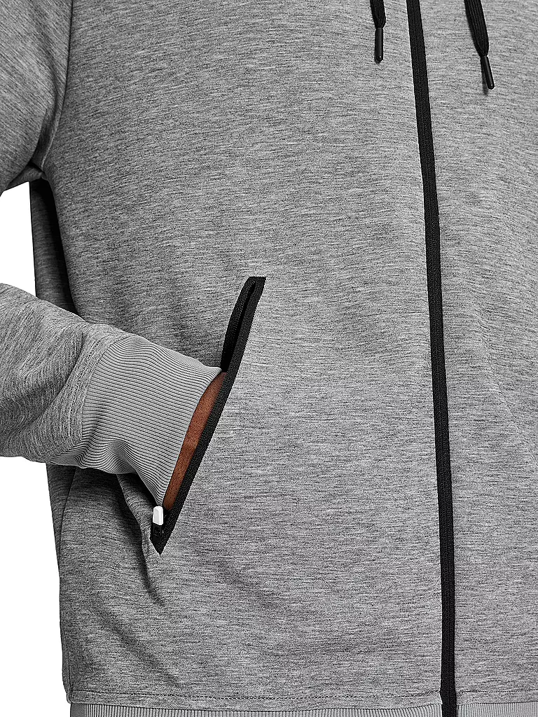ON | Herren Kapuzenjacke Zipped Hoodie | Grigio