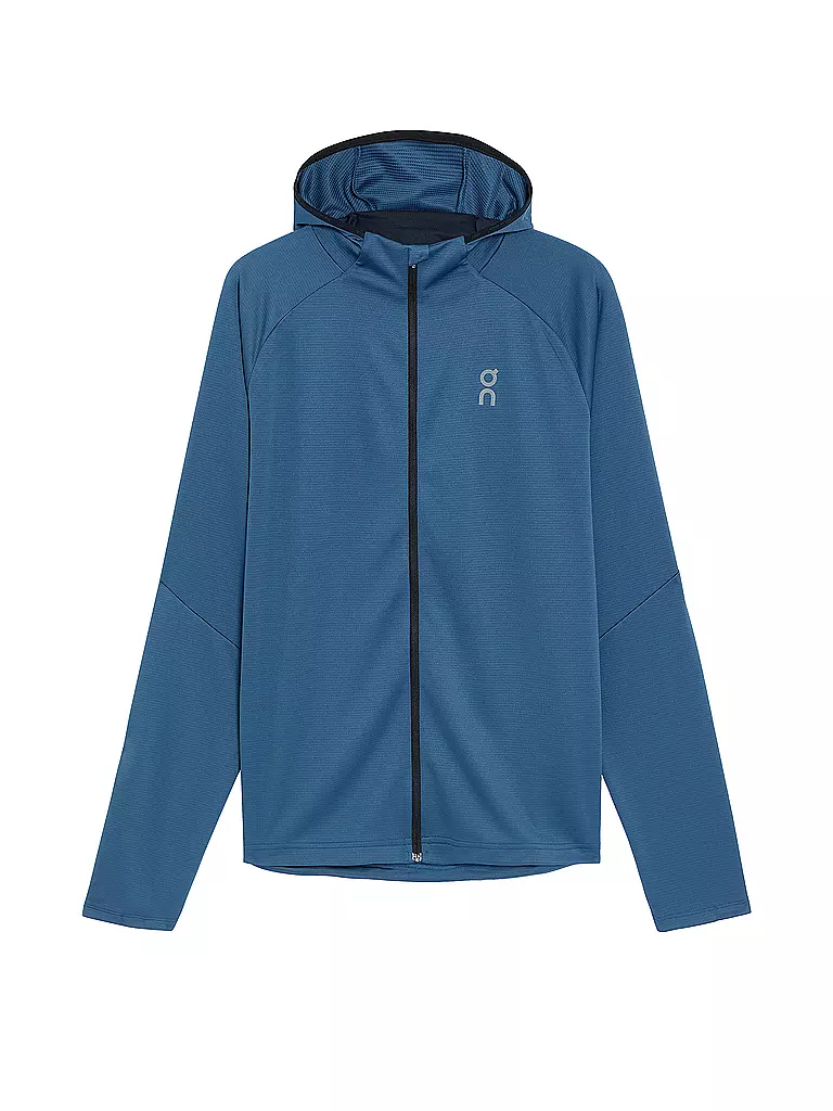 ON | Herren Laufjacke Climate Zip Hoodie | Blu