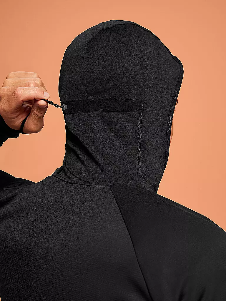 ON | Herren Laufjacke Climate Zip Hoodie | Nero