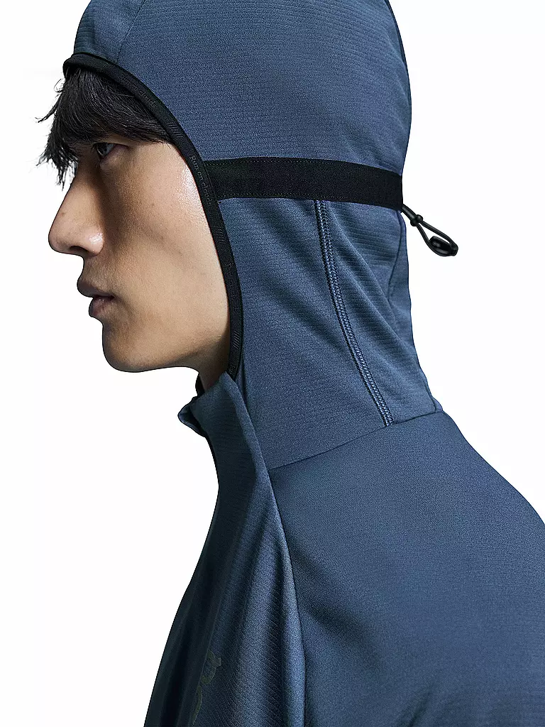 ON | Herren Laufjacke Climate Zip Hoodie | Blu