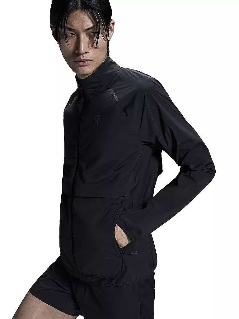 ON | Herren Laufjacke Weather Insulated | Nero