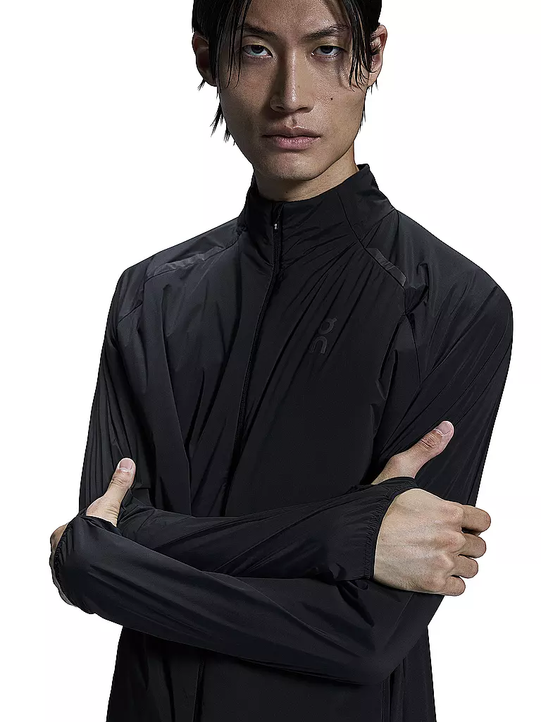 ON | Herren Laufjacke Weather Insulated | Nero