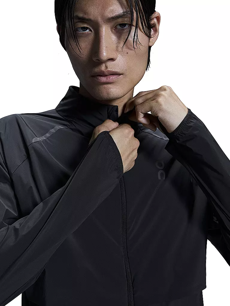 ON | Herren Laufjacke Weather Insulated | Nero