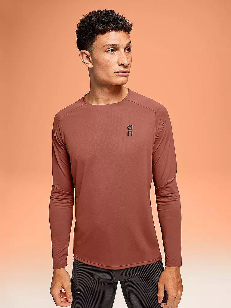 ON | Herren Laufshirt Performance Long-T | Arancione