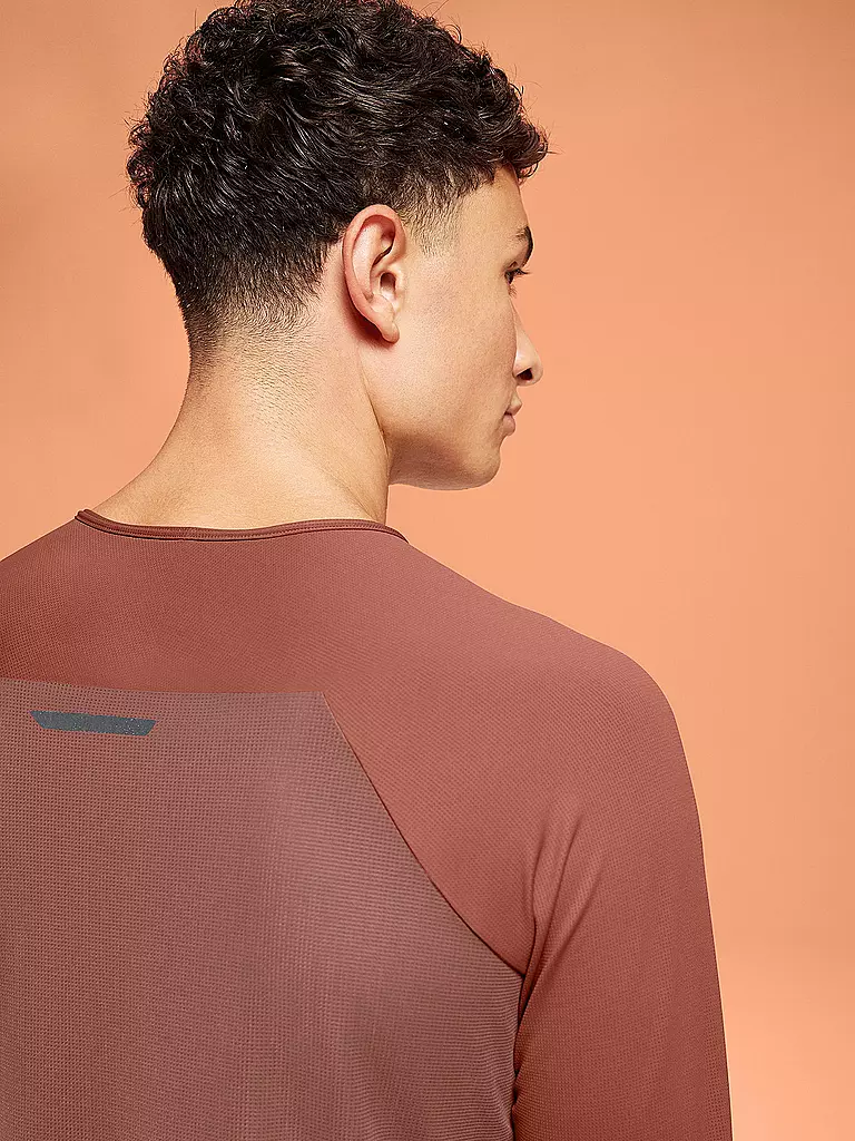 ON | Herren Laufshirt Performance Long-T | Arancione