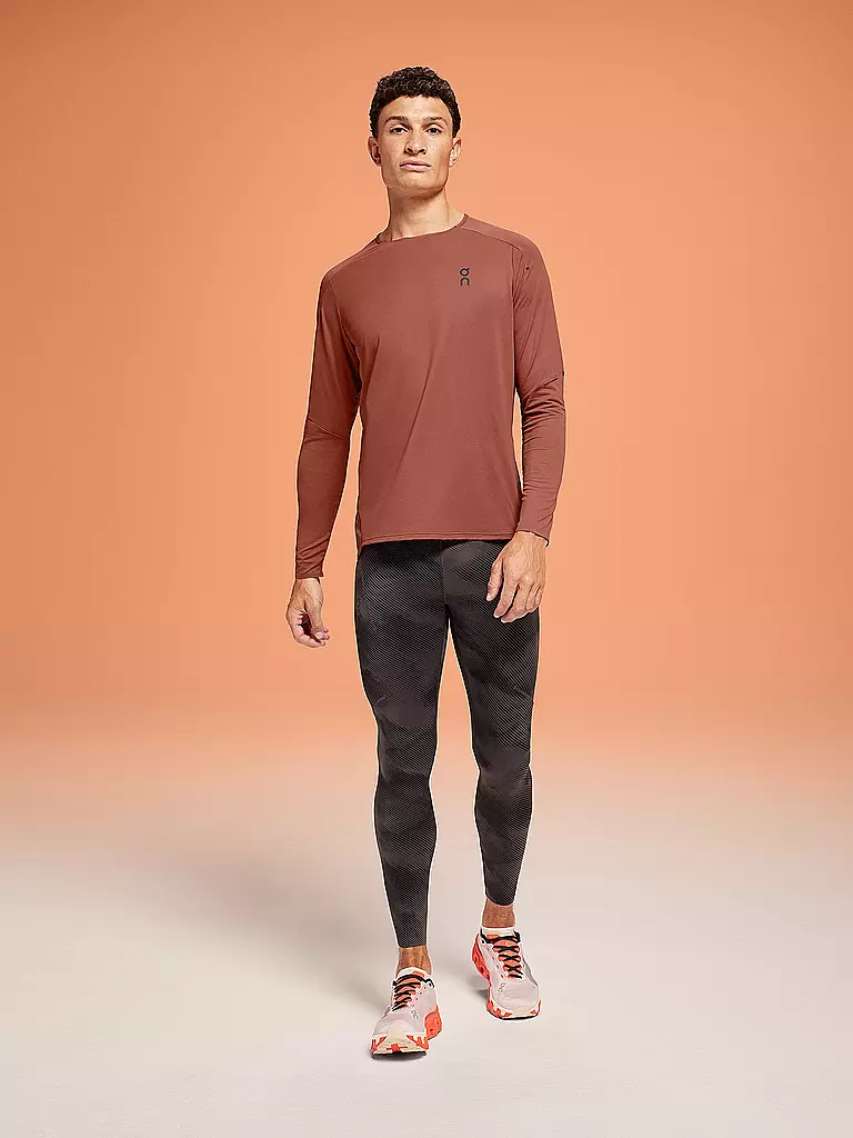 ON | Herren Laufshirt Performance Long-T | Arancione