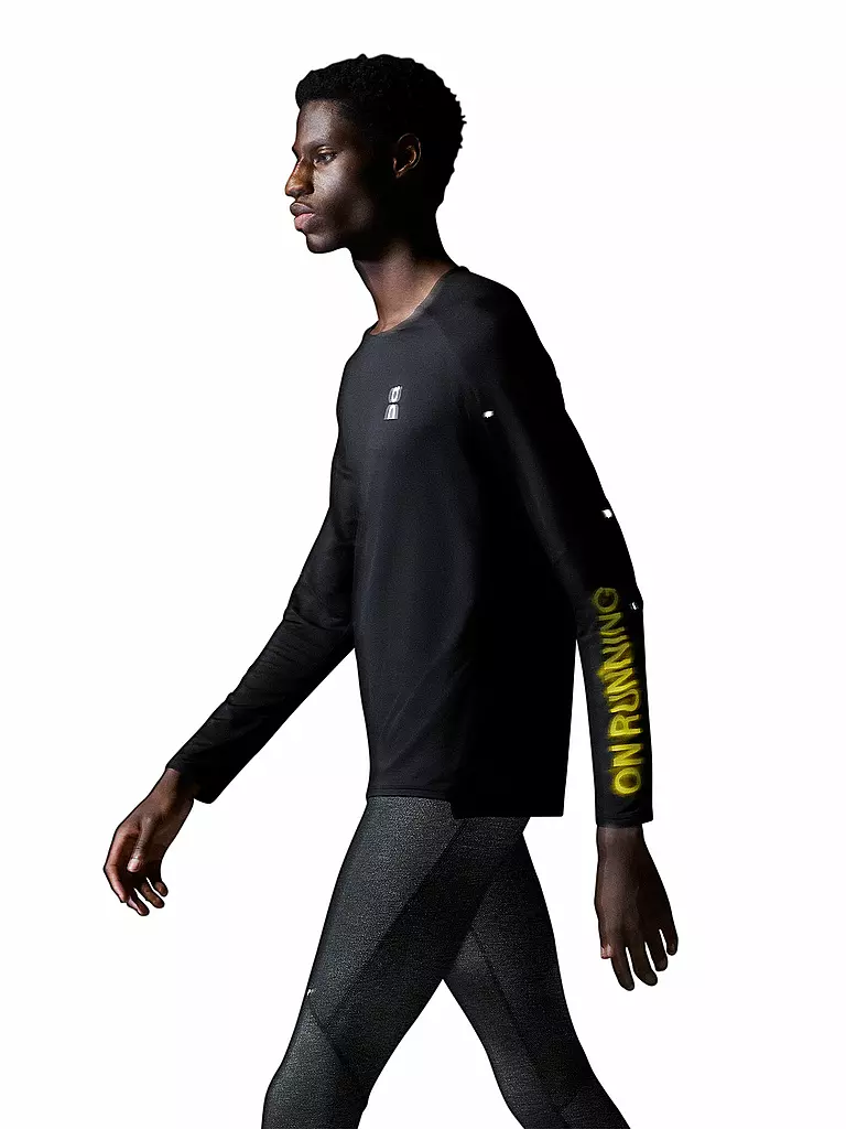 ON | Herren Laufshirt Performance Lumos | Nero