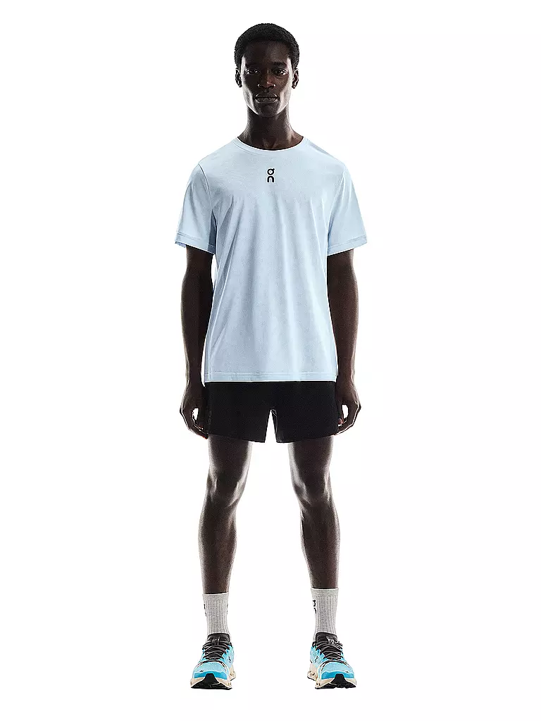 ON | Herren Laufshirt Trail-T | Blu chiaro