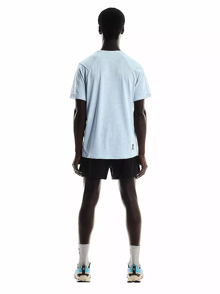 ON | Herren Laufshirt Trail-T | Blu chiaro