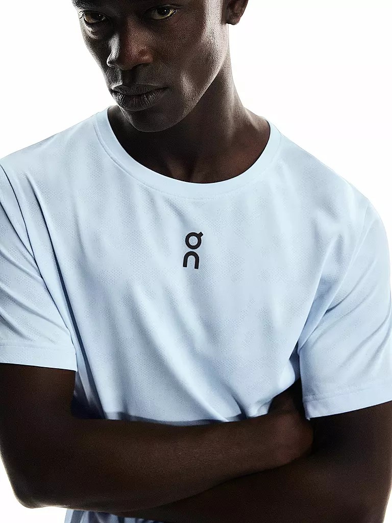 ON | Herren Laufshirt Trail-T | Blu chiaro