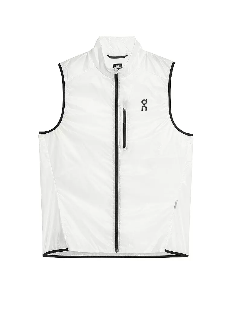ON | Herren Laufweste Weather Vest | Bianco