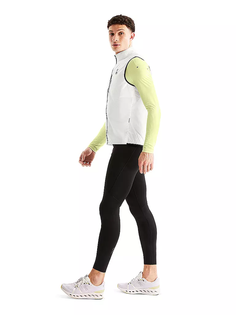 ON | Herren Laufweste Weather Vest | Bianco