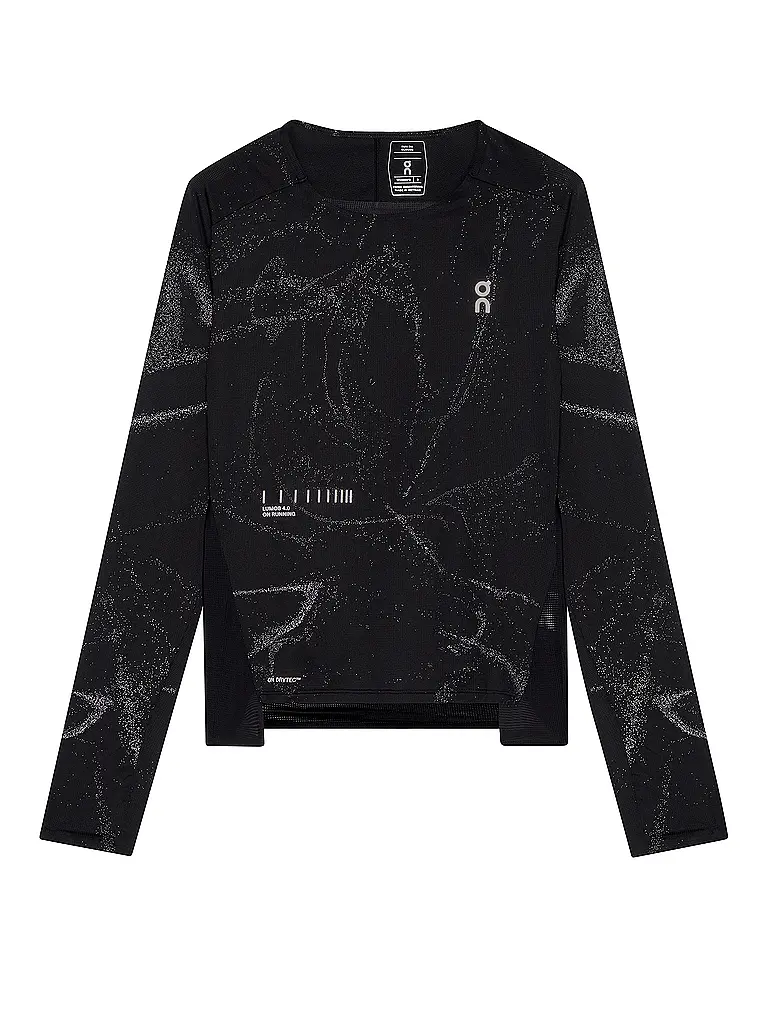 ON | Maglietta da running a maniche lunghe Performance Long-T Lumos da donna | Nero