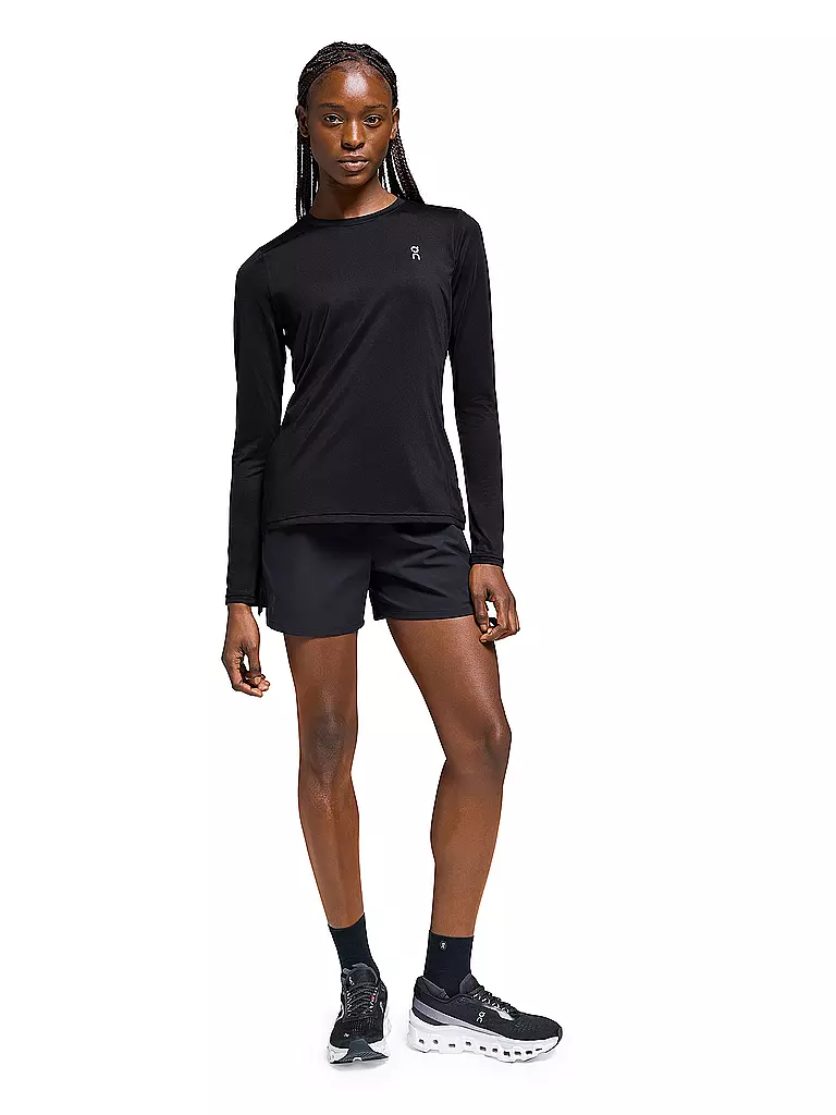 ON | Maglietta da running Core da donna | Nero