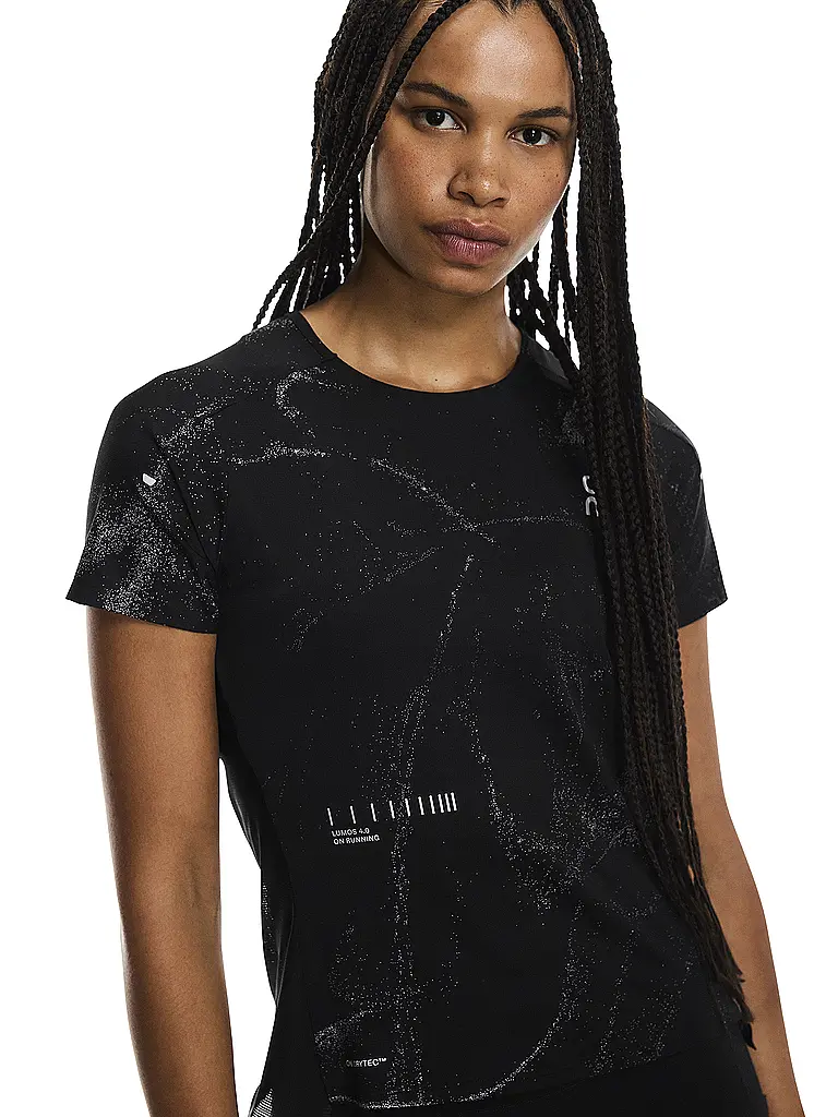 ON | Maglietta da running da donna Performance-T Lumos | Nero