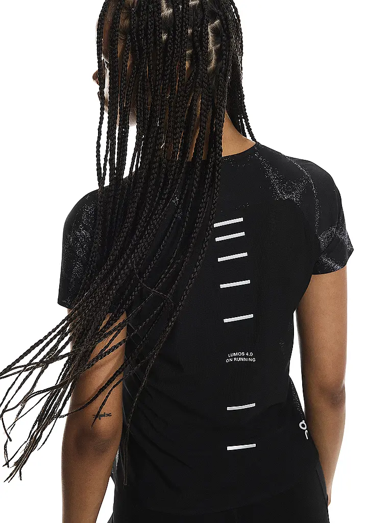 ON | Maglietta da running da donna Performance-T Lumos | Nero