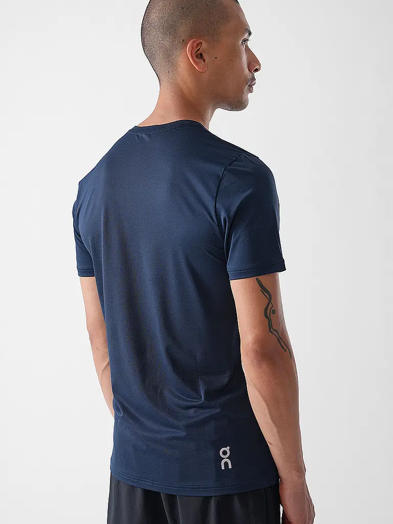 ON | Maglietta da running da uomo Core-T | Blu scuro