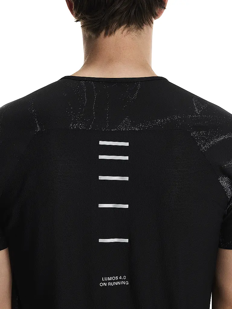 ON | Maglietta da running da uomo Performance-T Lumos | Nero