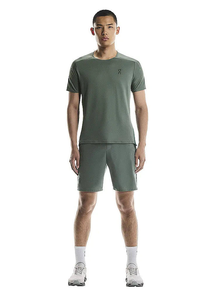 ON | Maglietta da running da uomo Performance-T | Verde scuro
