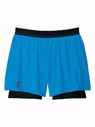 ON | Pantaloncini da running Performance 2/1 da uomo | Blu