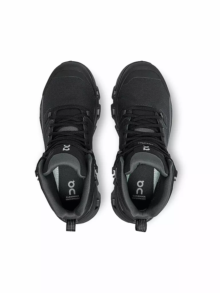ON | Scarponi da trekking da donna Cloudrock 2 Waterproof BLACK/ECLIPSE |