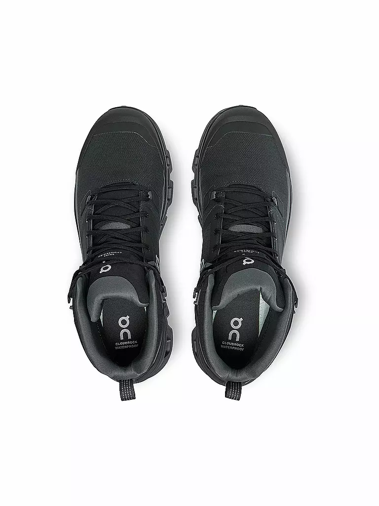 ON | Scarponi da trekking da uomo Cloudrock 2 Waterproof BLACK/ECLIPSE | Nero