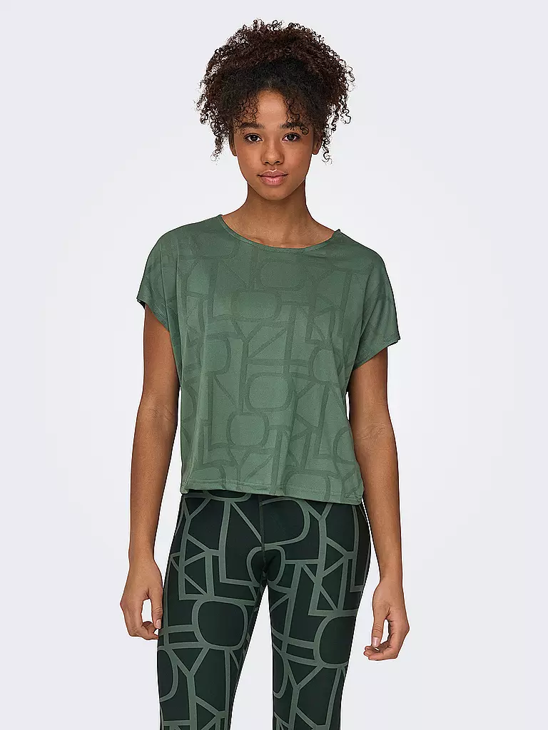 ONLY PLAY | T-shirt da donna Merlin | Verde scuro