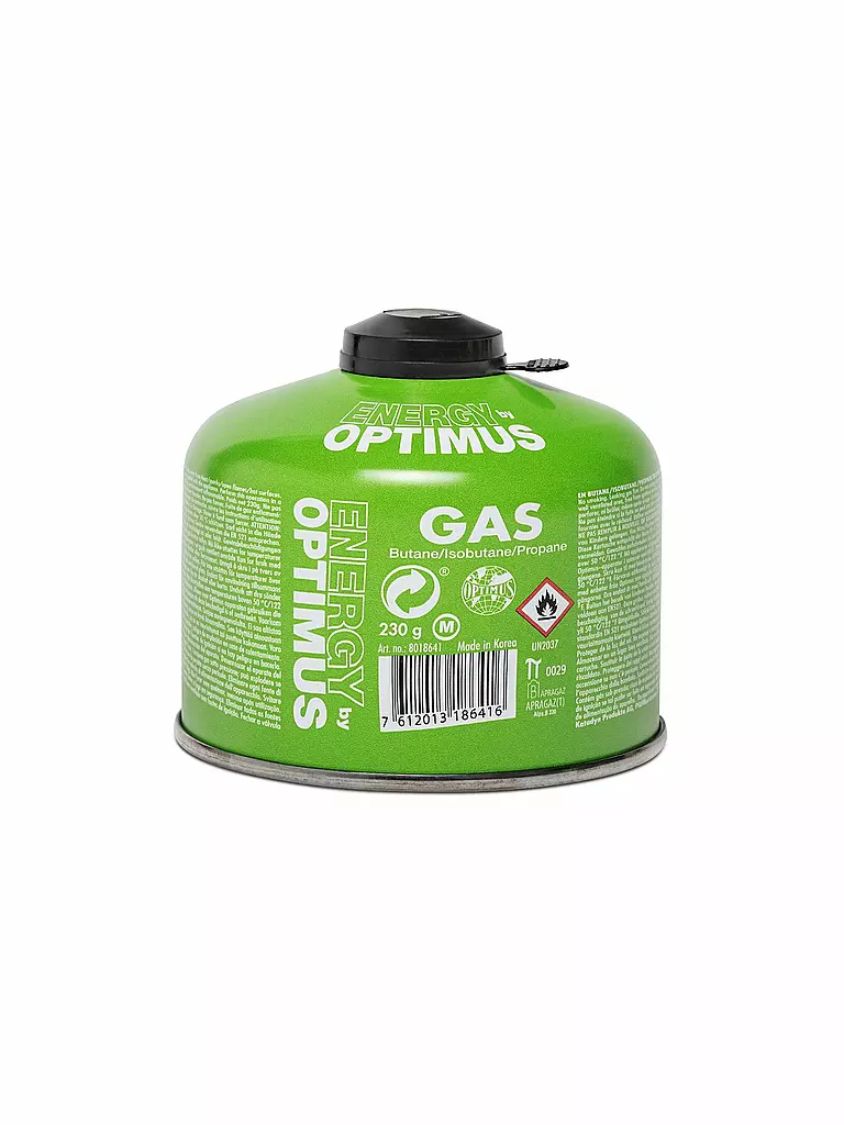 OPTIMUS | Cartuccia Gas Universale 230g | Verde