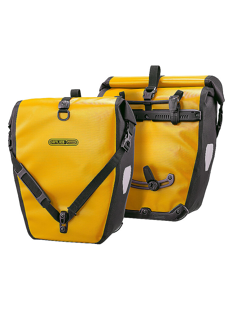 Set di borse da bici Back-Roller Classic QL2.1 2 x 20L giallo