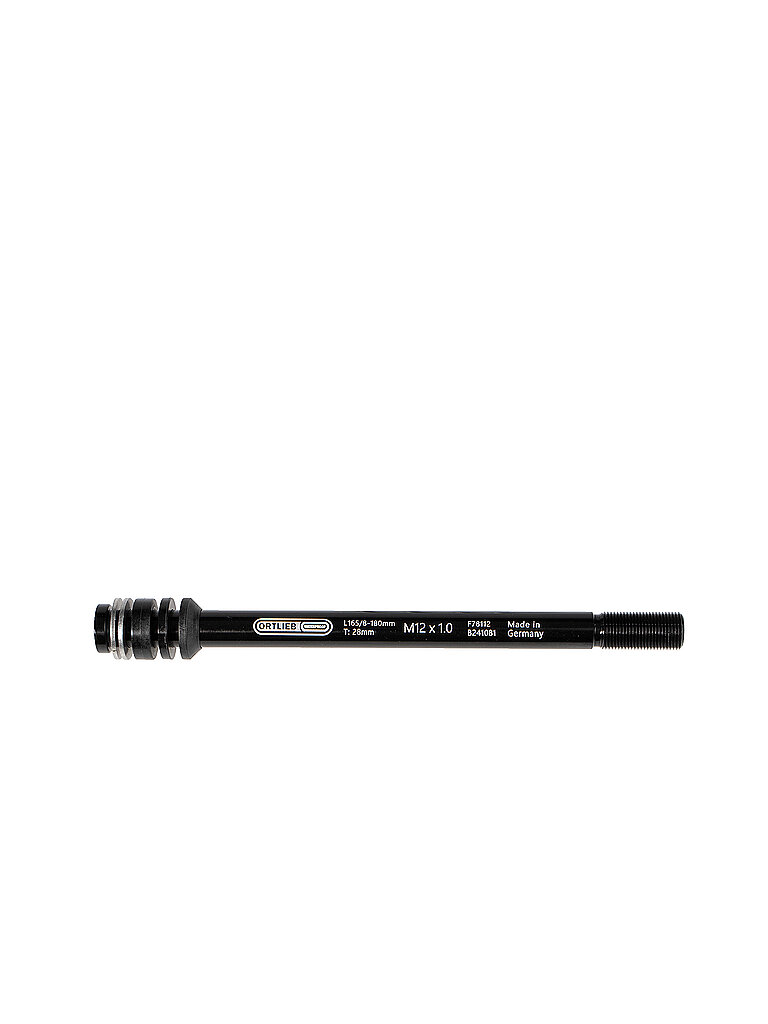 Adattatore per perno passante Thru Axle M6 1mm nero