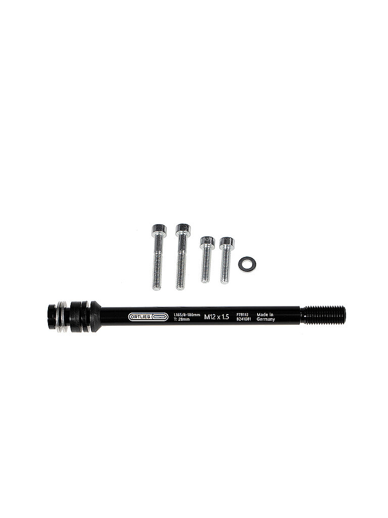 Adattatore per perno passante Thru Axle M6 1,5mm nero