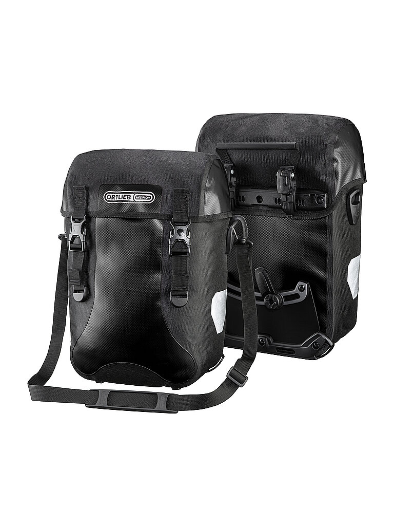 Set di borse laterali Sport-Packer 2x15L nero