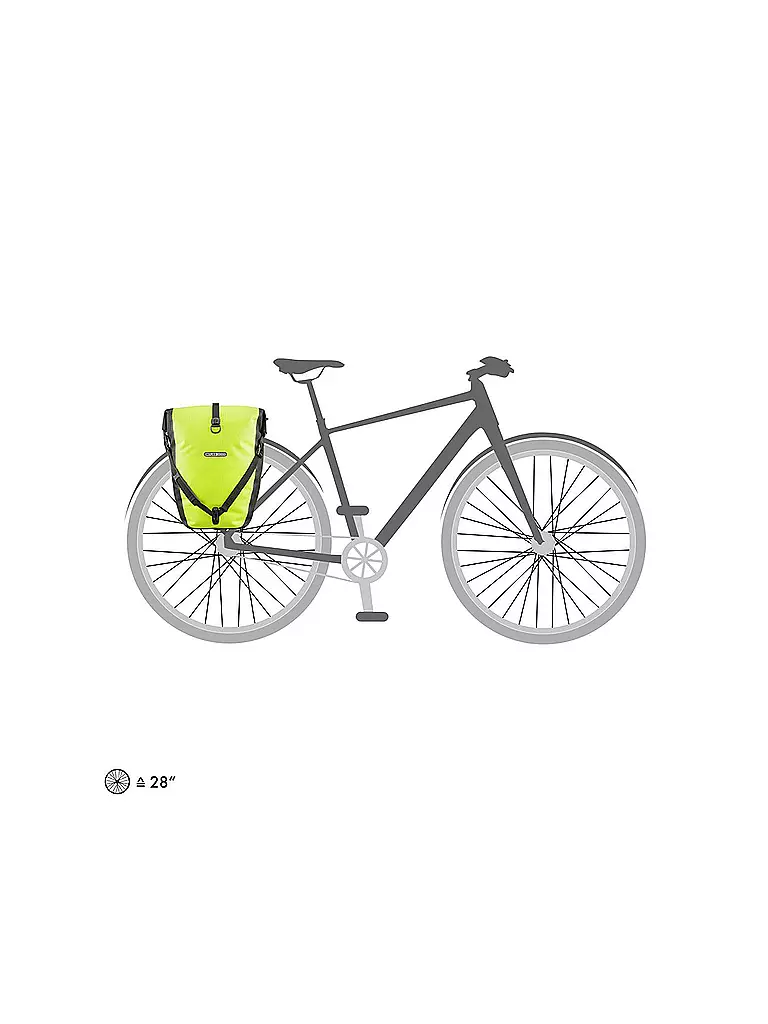 ORTLIEB | Borsa da bici Back-Roller High Visibility QL2.1 20L |