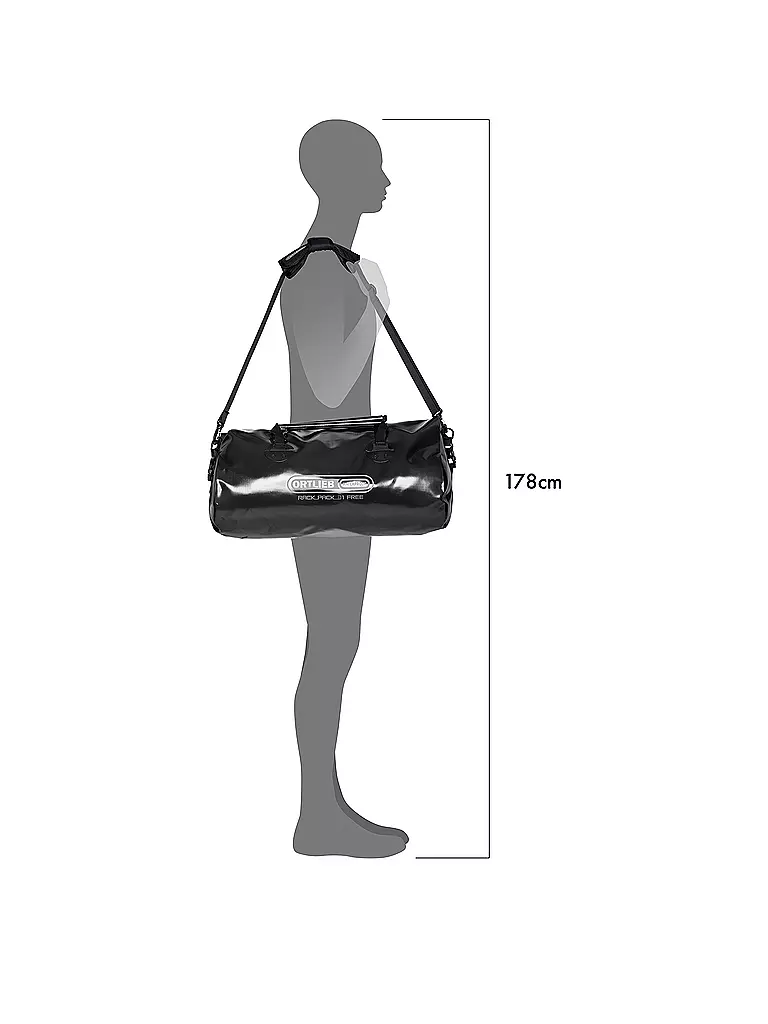 ORTLIEB | Borsa da bici Rack-Pack 31 litri | Nero
